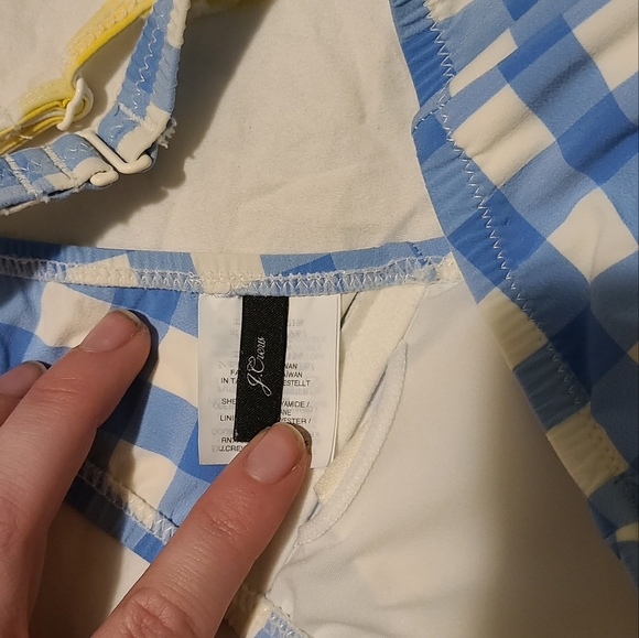 j crew • gingham ruffle bikini - Picture 6 of 12